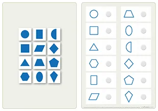 Ein Template der Kategorie Zuordnen | eins zu eins mit 12 Karten