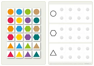 Ein Template der Kategorie Zuordnen | 3 Zeilen mit 24 Karten
